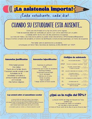 Attendance Flyer-Spanish